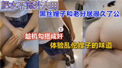肥水不流外人田黑丝嫂子和老公分居很久了趁机勾搭成奸封面