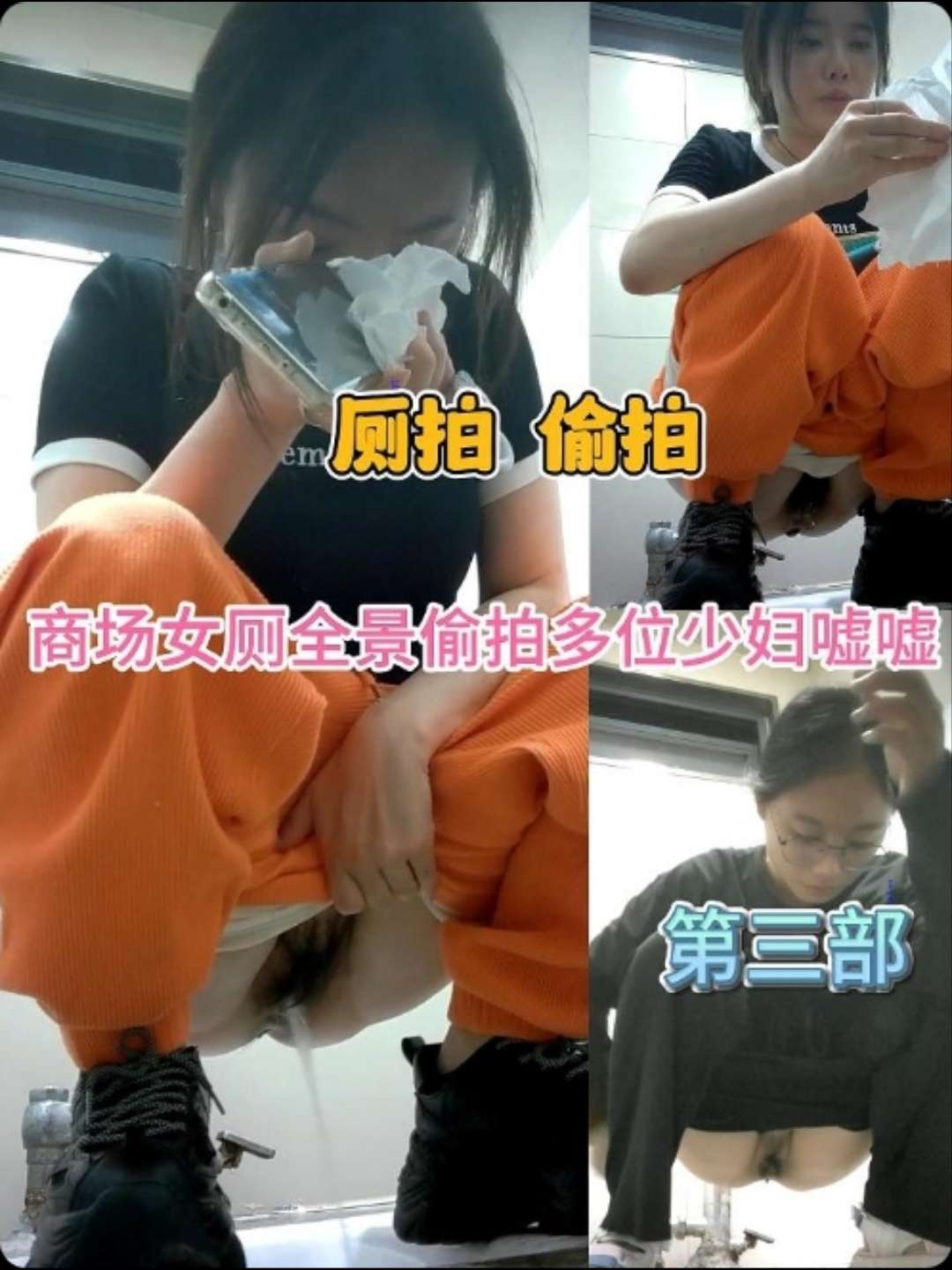 厕拍偷拍商场女厕全景偷拍多位少妇嘘嘘第三部封面