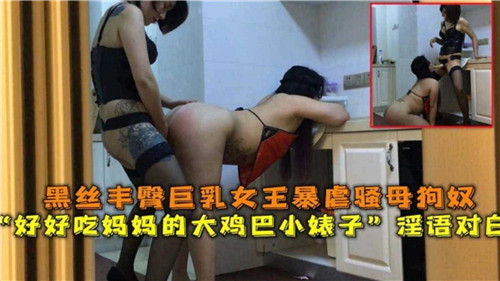 黑丝丰臀巨乳女王暴虐骚母狗奴好好吃妈妈的大鸡巴小婊子淫语对白封面