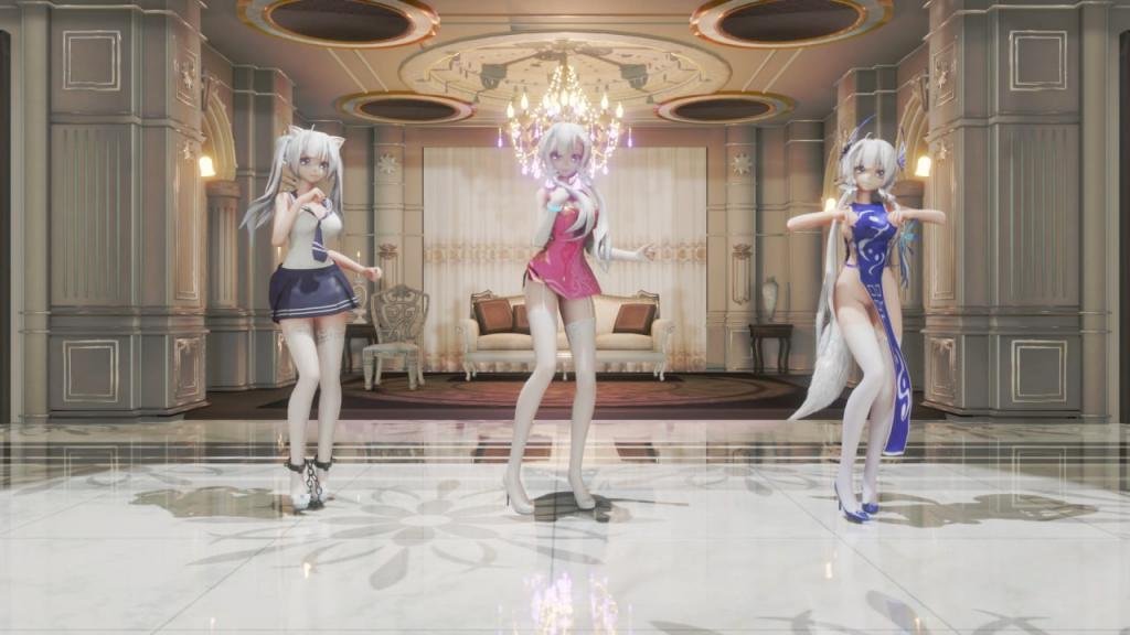 MMD05汉服JK白丝女同三倍快乐光辉STEP封面