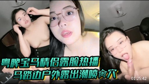 粤脾宝马情侣露脸热播马路边户外露出潮喷肏穴封面