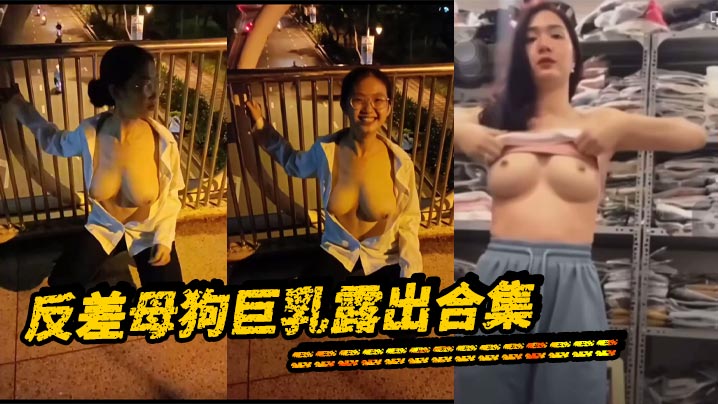 反差母狗巨乳露出合集封面