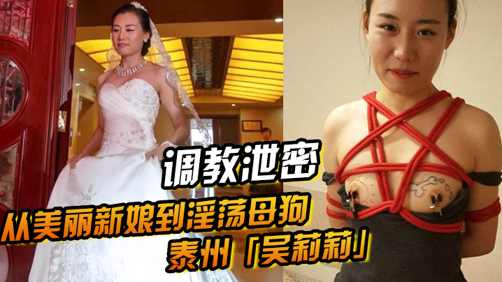 调教泄密从美丽新娘到淫荡母狗泰州吴莉莉的调教觉醒之路封面