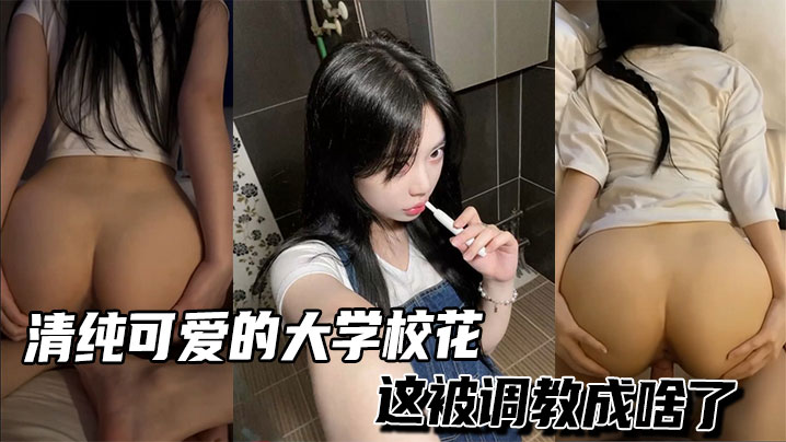 清纯可爱的大学校花这被调教成啥了封面