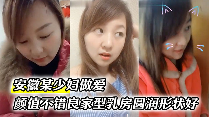 云盘泄密安徽某少妇做爱视频被偷拍_颜值不错良家型乳房圆润形状好封面