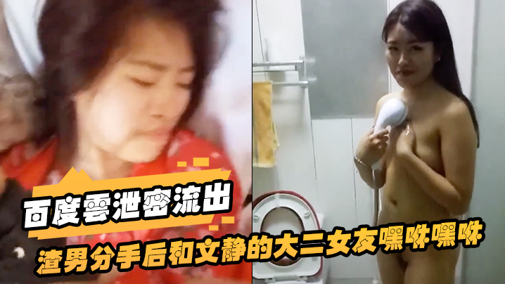百度云泄密流出渣男分手后和文静的大二女友嘿咻嘿咻被的曝光美女气的想自杀封面
