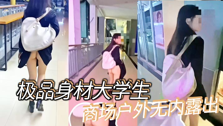极品身材大学生商场户外无内露出.封面