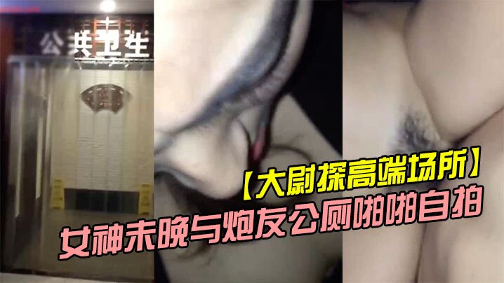 大尉探高端场所霸道魔鬼身材的极品微博网红巨乳女神未晚与炮友公厕啪啪自拍封面