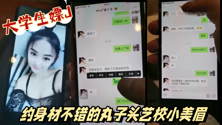 大学生社会实践嫖J偷拍实录约身材不错的丸子头艺校小.美眉封面