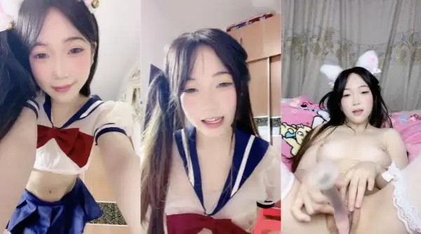 顶级尤物美少女！卡哇伊超级嫩！细腰美乳粉穴，开档黑丝假吊抽插，翘起美臀后入，高潮爽的淫水直流封面