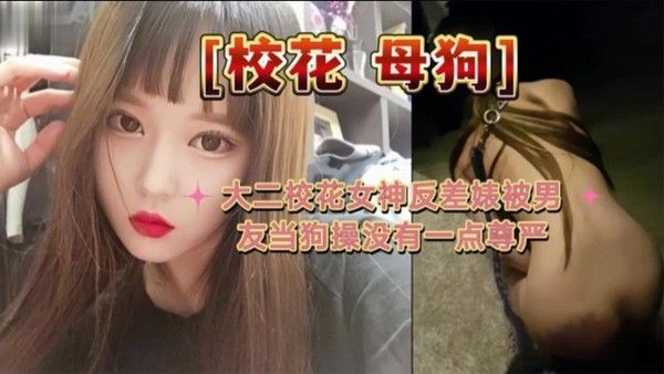 大二校花母狗大二校花女神反差婊被男友当狗操没有一点尊严封面