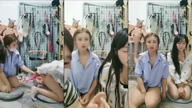 坐标河南郑州,轻度调教俩妹子,壹个少妇,壹个少女,双头龙壹起享用,各种道具应有尽有封面