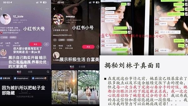 揭开渣女真面目东航上海乘务三部乘务长刘林.子恋爱期间出轨多名男子诈骗粉丝30余万封面