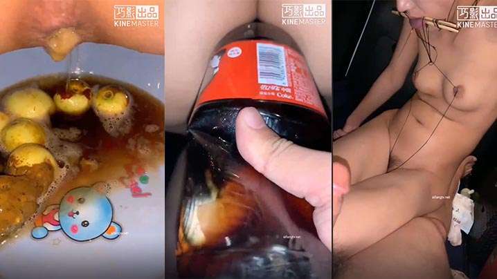 露脸极限调教阴环骚母狗太能整活了肛门塞.枣可乐灌肠夹舌吃精喝尿辣椒自慰干完B洞干屁眼爆粗口封面