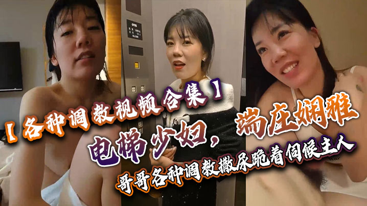 各种调教视频合集电梯少妇端庄娴雅阴道却塞着跳蛋哥.哥各种调教撒尿跪着伺候主人封面