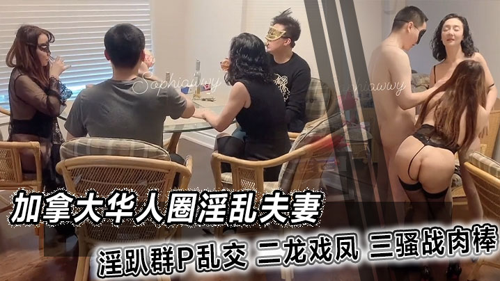 加拿大华人圈淫乱夫妻淫趴群P乱交二龙戏凤三骚战肉.棒封面