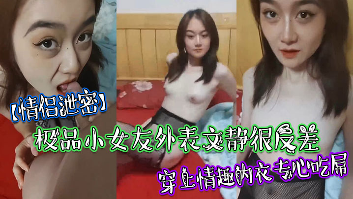 情侣泄密极品小女友外表文静很反差穿上情趣内衣专心.吃屌封面